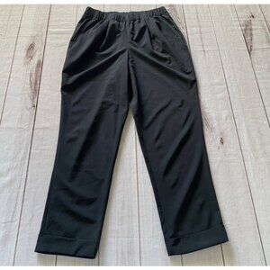 Varley Alana Slim Tapered Cuff Black 27” Pants S, new with tags, Elastic Waist
